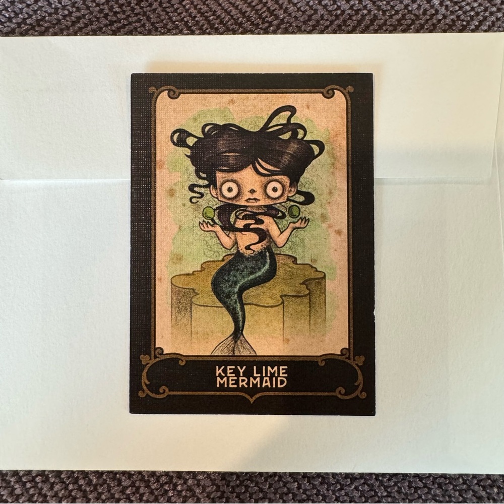 GIDEONS BAKEHOUSE 2022 WAVE #1 KEY LIME MERMAID #3 TRADING CARD New